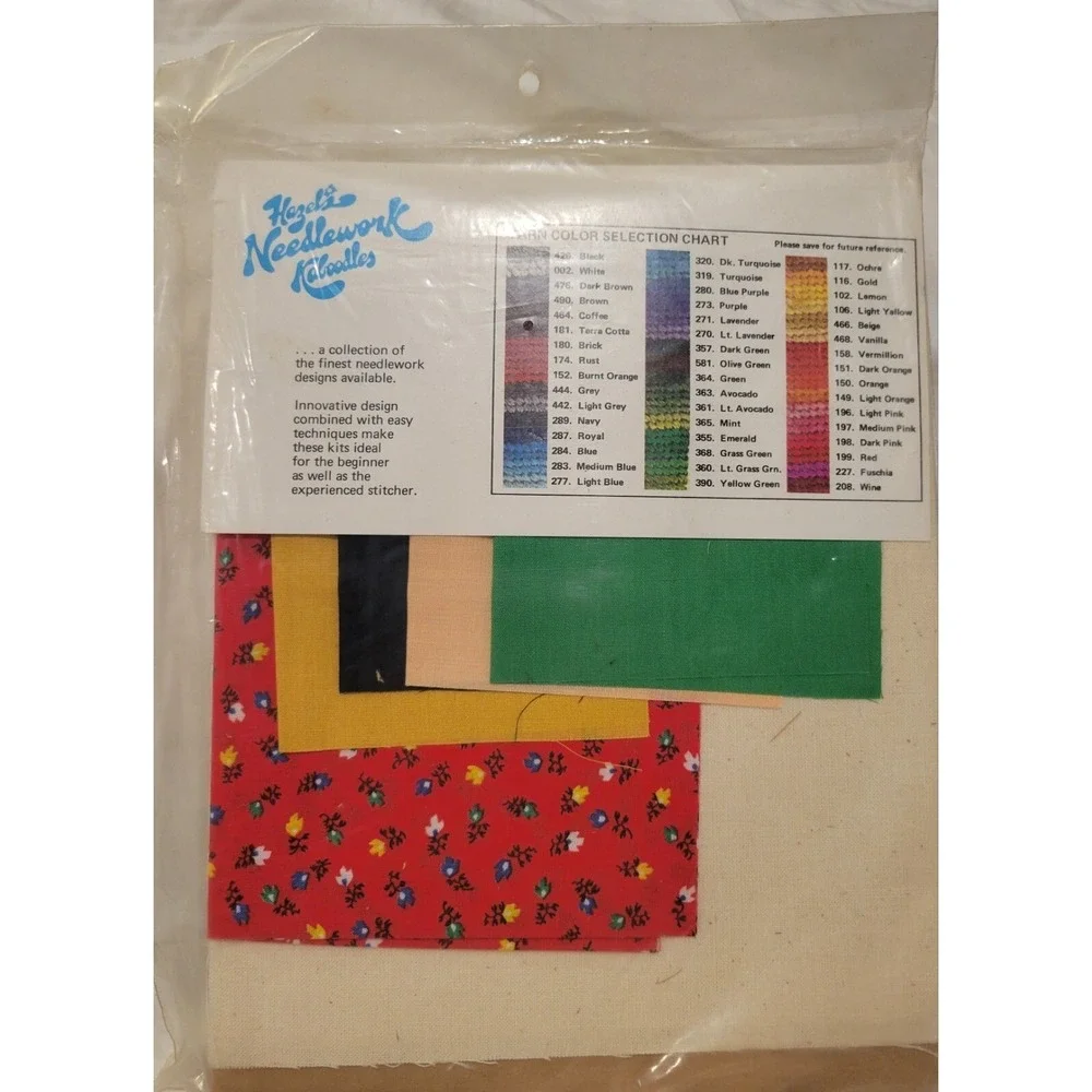 Hazel Needlework Doodles Christmas Santa Pillow Kit Applique Embroidery SEALED‎